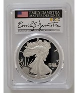 2022-(W) American Silver Eagle PCGS PR70 DCAM Advance Release Emily Damstra - $594.00