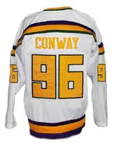 Any Name Number Mighty Ducks Retro Hockey Jersey New White Conway Any Size image 2