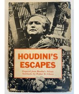 1930 Houdini&#39;s Escapes DUST JACKET (RARE) Second Edition William Gibson - $97.95