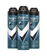 Degree Men Antiperspirant Spray Black White 3 Count Protects from Deodor... - $34.06