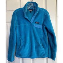 Patagonia Re-Tool Snap-T Pullover 25442 Aqua Blue Fleece Top Womens Size Small S - £21.95 GBP