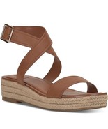 INC Womens 9 M Cognac Brown Strappy Platform Sandals DISPLAY FS0 - $34.29
