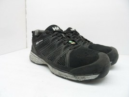 HELLY HANSEN Men&#39;s Aluminum Toe Composite Plate Knit Athletic Shoes Black 9M - £44.82 GBP