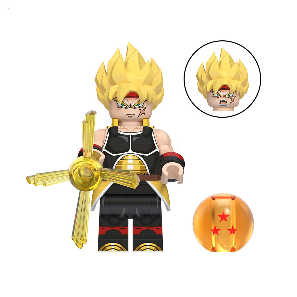1 Piece Dragon Ball Bardock Custom Minifigure Toy for Collection - $5.60