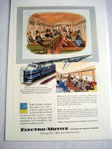 1949 Railroad Ad Electro-Motive Division of GM B&amp;O Capitol Limited - £5.97 GBP