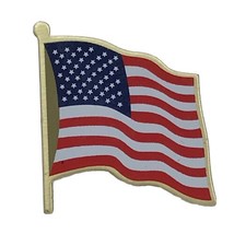 US Flag Lapel Hat Pin Vintage USA American Flag Stars and Stripes Old Glory - £8.00 GBP