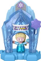 Fisher-Price Little People Toddler Toys Disney Frozen Elsas Palace Portable Pla - £5.41 GBP