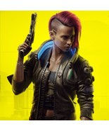 Cyberpunk 2077 Samurai Green Leather Jacket - £85.96 GBP