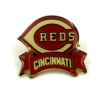 Vintage 1990s Cincinnati Reds Lapel Pin Hat Button - $9.85