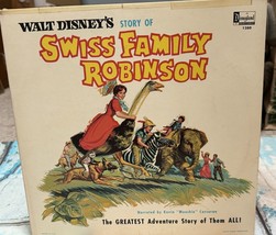 Walt Disney’s Story Of Swiss Family Robinson LP 1967 Vintage Vinyl Record - $8.00