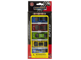 Case of 16 - 5 Pack Toy Race Cars Set - £60.15 GBP