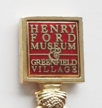 Collector Souvenir Spoon USA Michigan Dearborn Greenfield Village Ford M... - £5.52 GBP