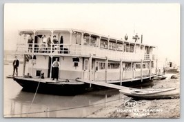 Riverboat Lightners Floating Palace RPPC Postcard K22 - £23.45 GBP