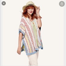 Cabi Love Carol Collection Siesta Poncho XS/Small Boho #5001 - $44.99