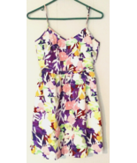 J. Crew Dress size 2 women Floral Adjustable Spaghetti Strap Pockets zip... - £13.13 GBP