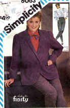 Misses&#39; PANTS &amp; JACKET Vintage 1983 Simplicity Pattern 6063 Size 8 - UNCUT - £11.87 GBP