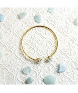 Aquamarine Cuff Bracelet Evolve Mala - $13.00