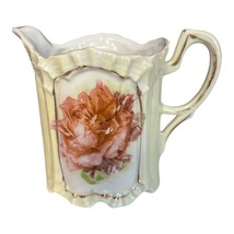 Vintage Porcelain Creamer with Rose Transfer &amp; Gold Trim – Mold #456 – 1... - $18.00
