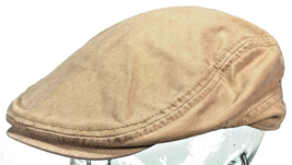 Cabbie Newsboy Caddie Driver Cap-L/XL-Kakhi-Size 7 - $14.03