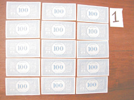 15 Monopoly Notes in 100 Lire Vintage Old Type -
show original title

Or... - $13.04