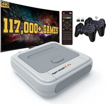 Kinhank Retro Game Console, Super Console X Pro Built-In 117,000 Games, Dual - £99.56 GBP