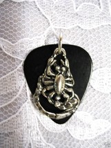 BLACK GUITAR PICK WILD PEWTER SCORPION PENDANT NECKLACE - $4.99 BLACK GUITAR PICK WILD PEWTER SCORPION PENDANT NECKLACE - $4.99