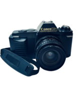Canon T50 35mm SLR Film Camera w/ WIDE ANGLE LENS f=28mm FOCAL MC AUTO 1.28 - $182.03 CAD