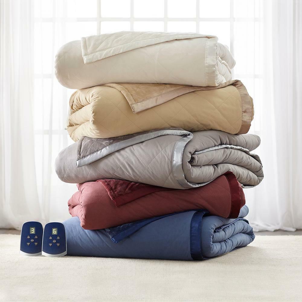 Hammacher Best Heated Electric Blanket (Queen) VANILLA Color Biddeford Item image 3