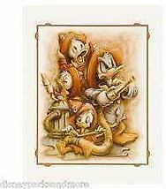 Theme Park Disney Artist Print Darren Wilson Donald Firefighter - £101.98 GBP