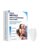 BRAND NEW IN BOX  120 GENTLE TRANSPARENT TAPE STRIPS HYPOALLERGIC - £14.72 GBP
