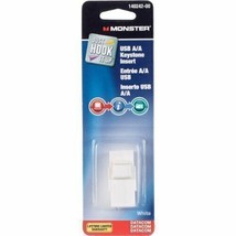 Monster Cable Usb Keystone Insert White - $22.77