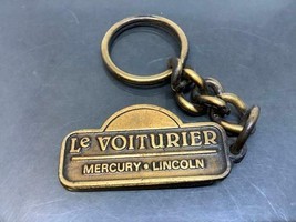 Vintage Promo Keyring Le Voiturier Keychain Mercury Lincoln Ancien Porte-Clés - £7.36 GBP