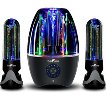 beFree 2.1 Ch Dancing Water Party Lights Shelf Speaker System Bluetooth BFS-33X - £92.73 GBP