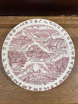 Vintage Vernon Kilns Souvenir Plate Scenery Badlands South Dakota Wall Drug - £15.11 GBP