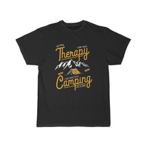 Men&#39;s Camping Graphic Tee | &quot;You know... I don&#39;t need therapy&quot; | Outdoor Adventu - £15.64 GBP+