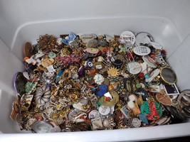 12 Pound Lot Of Assorted Pins As Is - £159.37 GBP