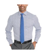 Nick Graham Dress Shirt with Neck Tie Blue Men&#39;s Sz XL 17-17.5 35/35 NWT - $338.06 MXN