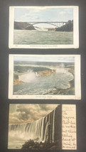Lot Of 3 Vintage Postcards - Early 1900s - Niagara Falls Canada - £7.59 GBP