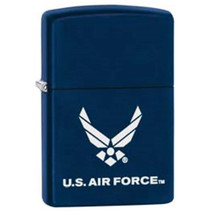 Zippo Lighter -US Air Force Logo Navy Blue Matte - 854715 - £28.32 GBP