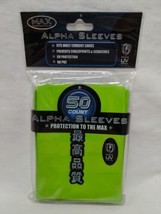 (1) (50) Pack Max Protection Light Green Standard Size Alpha Sleeves #70... - $23.75