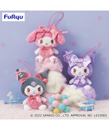 Japan Melody &amp; Kuromi Cute Ribbon Mascot (3pc set) - 12cm Birthday - $67.50 CAD