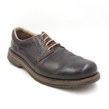 Merrell Men Plain Toe Casual Derby Oxfords Size US 10 Brown Leather - $23.75