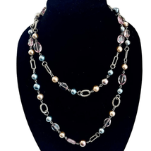 AXV Vintage Premiere Design 44” Bead &amp; Chain Necklace - £33.23 GBP