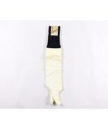 NOS Vintage 80s Adult OSFA Nylon Stirrup Sport Socks Soccer Socks White ... - $24.77 CAD
