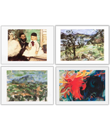 Bundle- 4 Assorted Various Artists Fine Art Museum Blank Notecards - $14.91 CAD