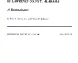 Geology and Ground-Water Resources of Lawrence County, Alabama - $12.99