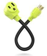Welder Plug Adapter Cord ETL Listed NEMA L14-30P Male to 6-50R Female Pl... - £19.78 GBP