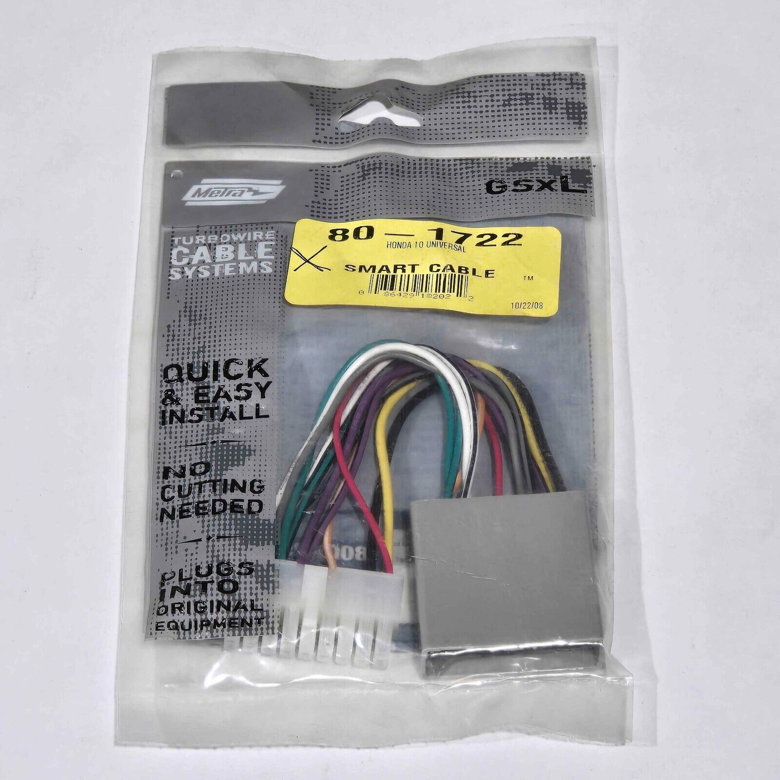 METRA 80-1722 STEREO WIRING HARNESS FOR SELECT 2006+ HONDA MODELS - $9.89