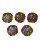 60th Anniversary $5 The Grand Gaming Chips Casino Babe Cobb Wagner Baseb... - $85.50
