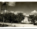 RPPC Sheridan County Court House &amp; Water Tower McClusky ND UNP Postcard P11 - $36.58